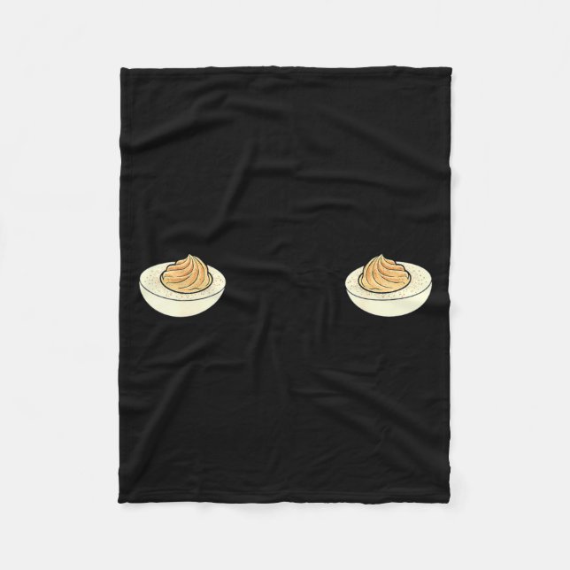 Couverture Polaire I'm Just Here For The Deviled Eggs Funny Couple Ma (Devant)