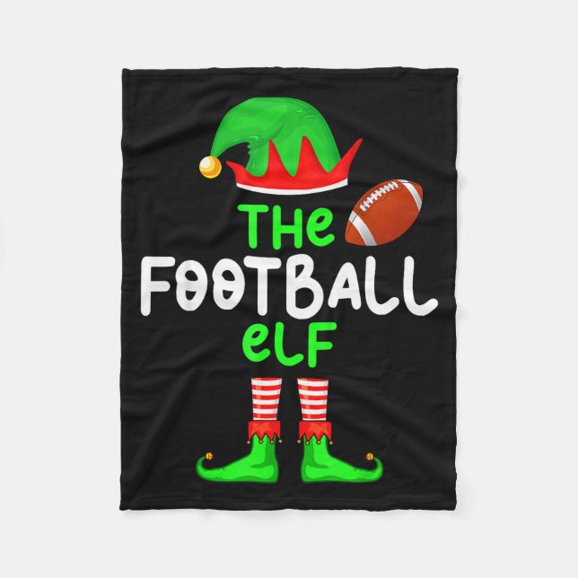 Couverture Polaire I'm The American Football Elf Christmas Matching P (Devant)