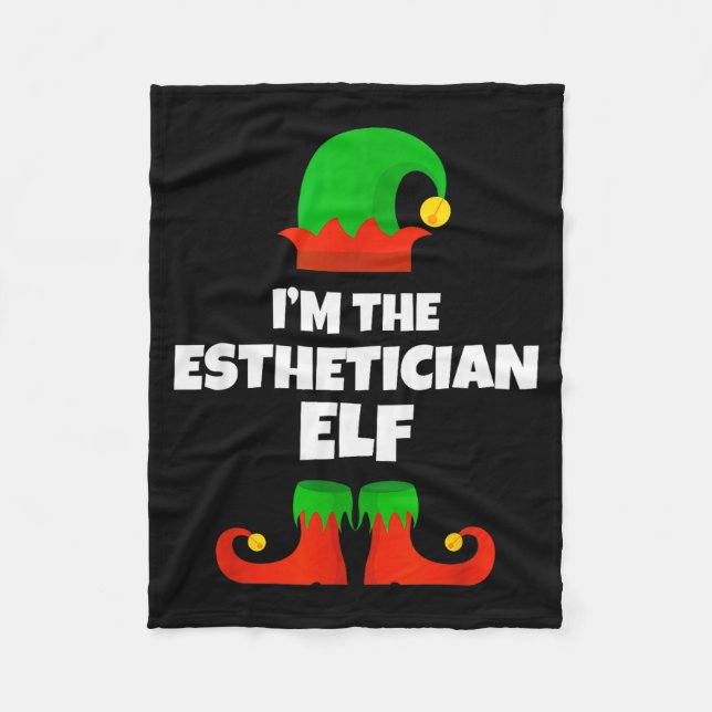 Couverture Polaire I'm The Esthetician Elf Family Pajama Christmas Be (Devant)
