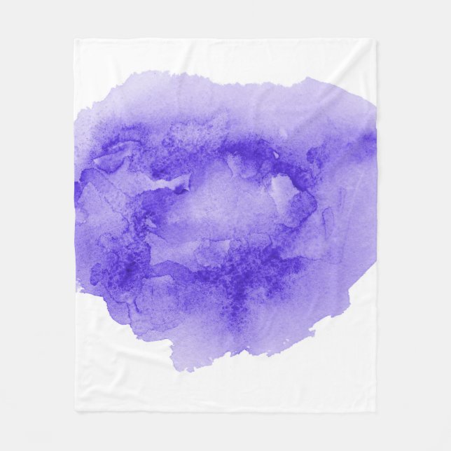 Couverture Polaire Image arrière - plan Abstraite aquarelle avec un l (Devant)