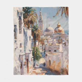 Couverture Polaire Image impressionniste de Tuni