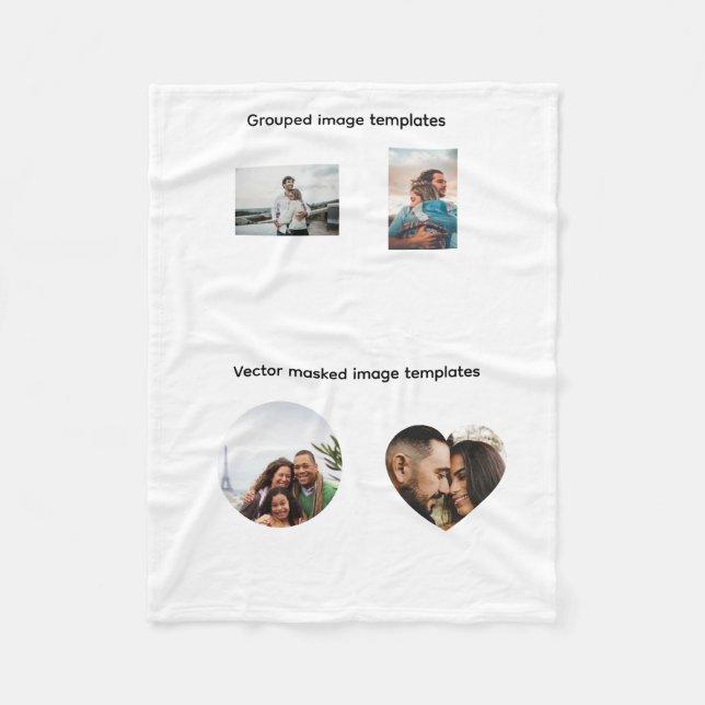 Couverture Polaire Image, regroupement et test de masquage. (Devant)