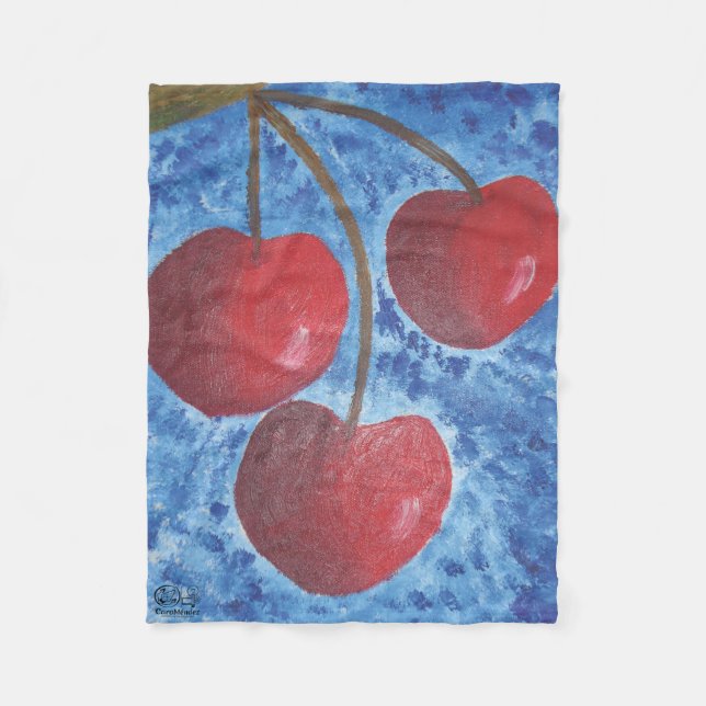 Couverture Polaire Imagen de mi obra Cerezas (Devant)