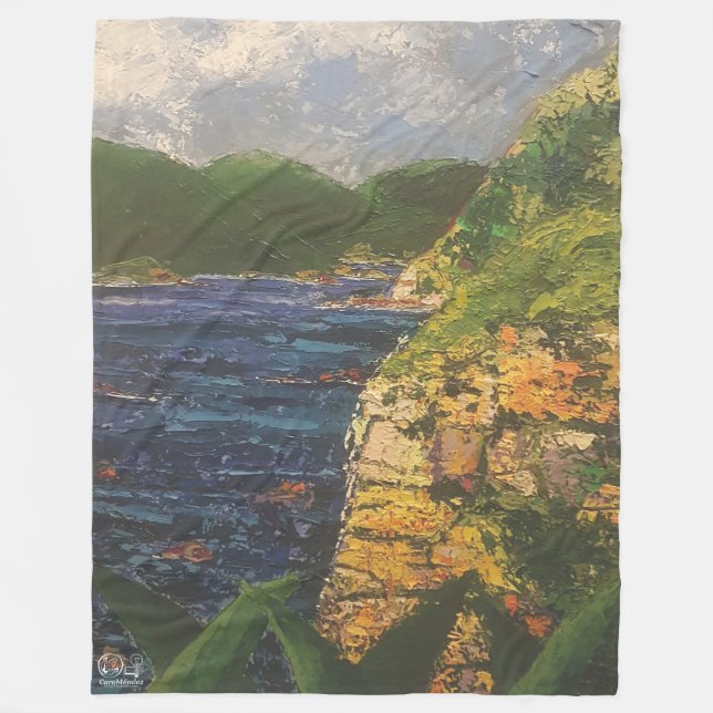 Couverture Polaire Imagen de mi obra La roca (Devant)