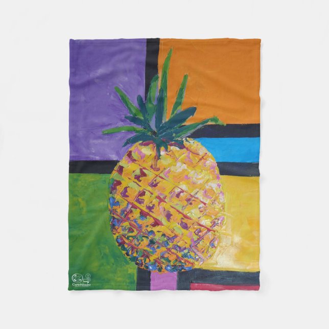 Couverture Polaire Imagen de mi obra Piña. Serie (Devant)