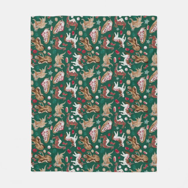 Couverture Polaire Imaginaire de Noël (Devant)