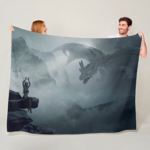 COUVERTURE POLAIRE IMAGINAIRE DRAGON