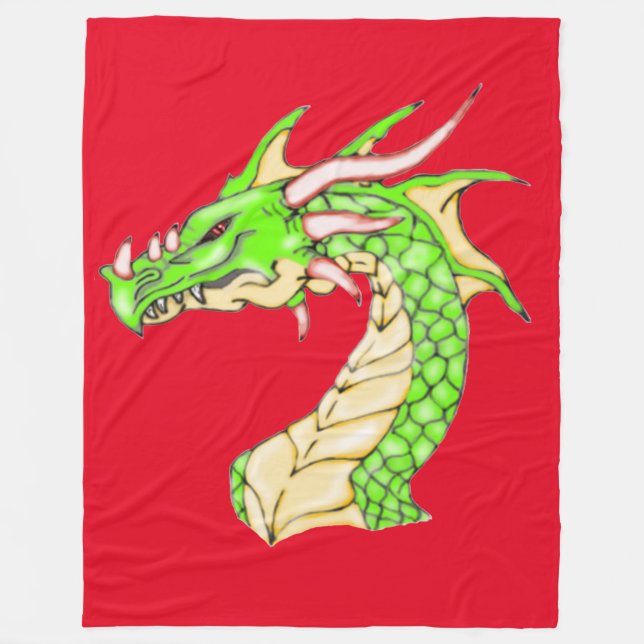 Couverture Polaire Imaginaire Dragon Fleece Blanket (Devant)