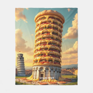 Couverture Polaire Imaginaire Pise Pise Tour Pizza