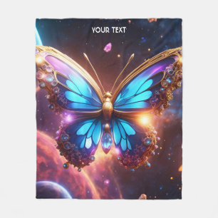 Couverture Polaire Imaginaire Verre Vive Vibrant Papillon