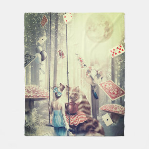 Couverture Polaire Imaginaire World Jouer des cartes