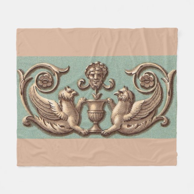 Couverture Polaire impression à deux griffins (Devant (Horizontal))