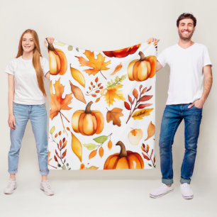 Couverture Polaire Impression automne