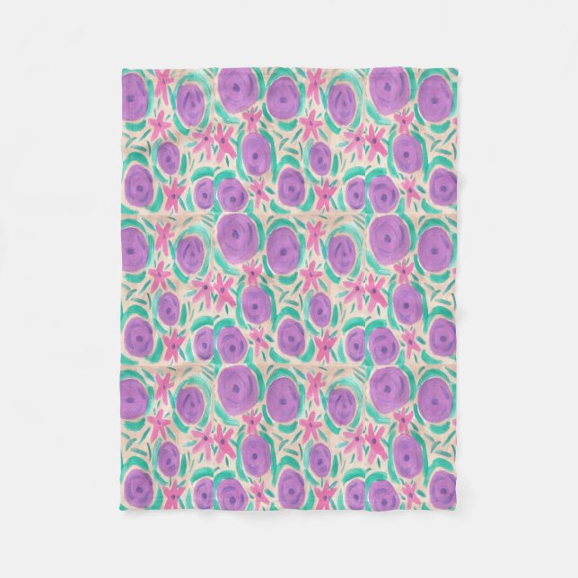 Couverture Polaire Impression Beachy Boho (Devant)