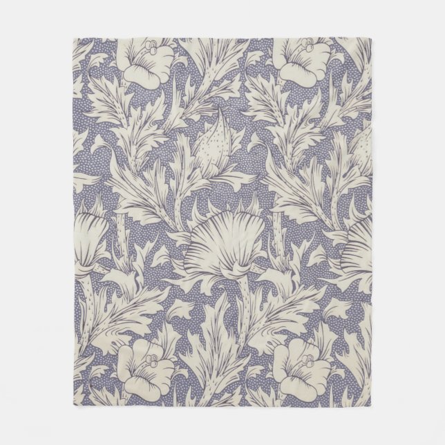 Couverture Polaire Impression de papier peint Horn Poppy de William M (Devant)