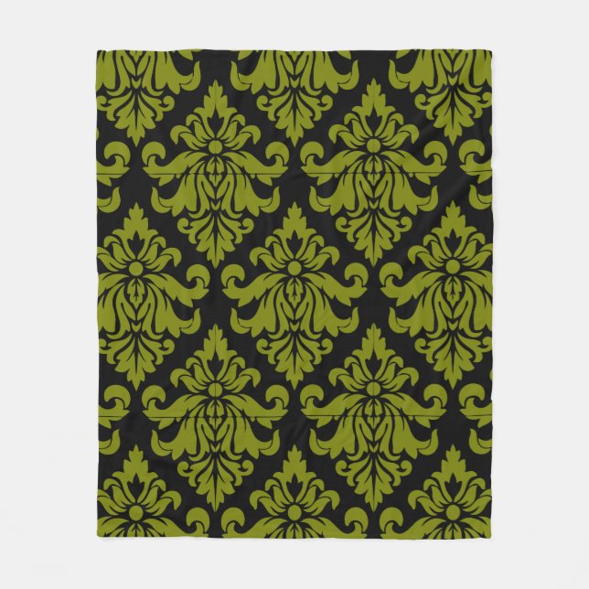 Couverture Polaire Impression décorative Damask Fabric (Devant)