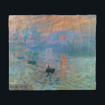 Couverture Polaire Impression Sunrise par Claude Monet<br><div class="desc">Impression Sunrise par Claude Monet.Veuillez visiter mon magasin pour plus de design intéressant et plus de choix de couleurs.
=> zazzle.com/iwheels*</div>