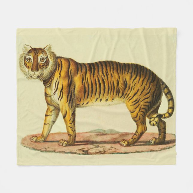 Couverture Polaire Impression tigre 1824 (Devant (Horizontal))