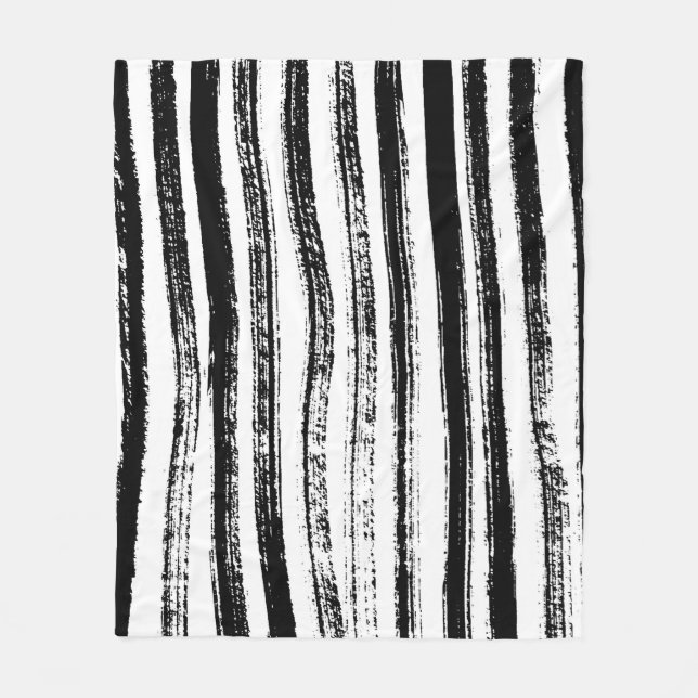 Couverture Polaire Impression Zebra (Devant)