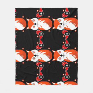 Couverture Polaire Imprimantes d'art populaire scandinave Fleece de