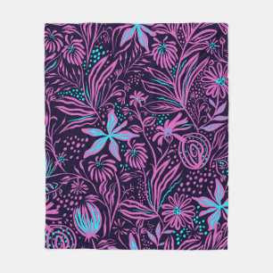 Couverture Polaire Imprimer le dessin de feuilles motifs