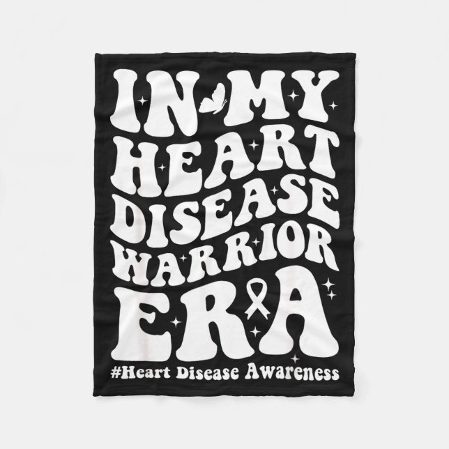 Couverture Polaire In February We Wear Red Heart Disease Awareness Wa (Devant)