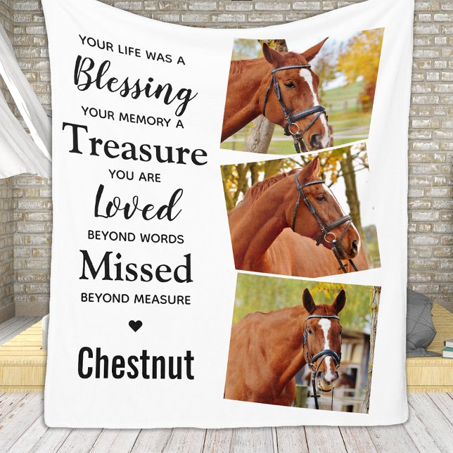 Couverture Polaire In Love Mémoire Pet Memorial Personnalisé 3 images (Créateur téléchargé)