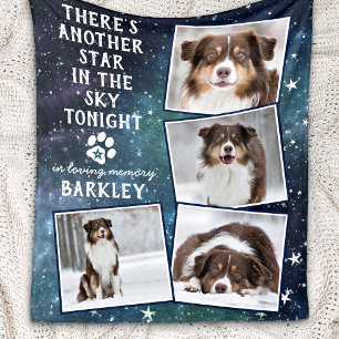 Couverture Polaire In Love Memory Pet Dog Memorial Photo Collage