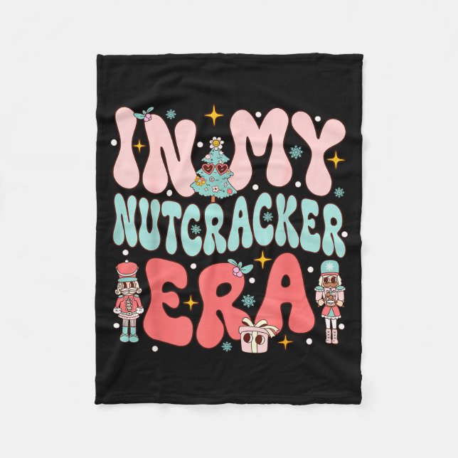 Couverture Polaire In My Nutcracker Era Groovy Nk Christmas Nutcracke (Devant)