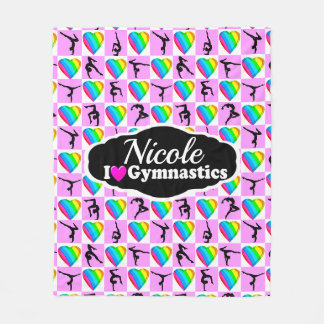 COUVERTURE POLAIRE INCONTOURNABLE J'ADORE LE DESIGN GYMNASTIQUE