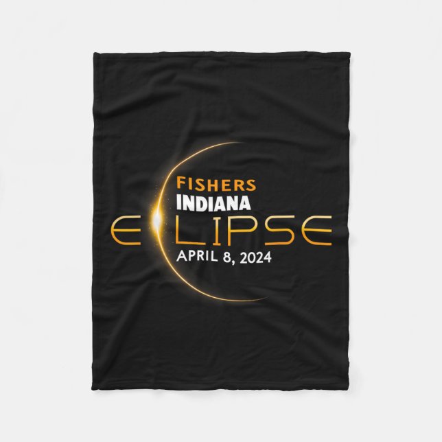 Couverture Polaire Indiana Total Solar Eclipse 2024 (Devant)
