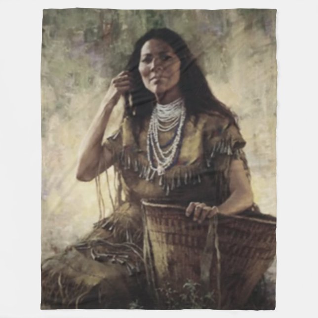 COUVERTURE POLAIRE INDIEN MAIDEN (Devant)