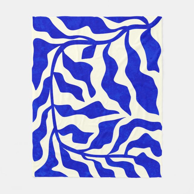 Couverture Polaire Indigo Elegance (Devant)