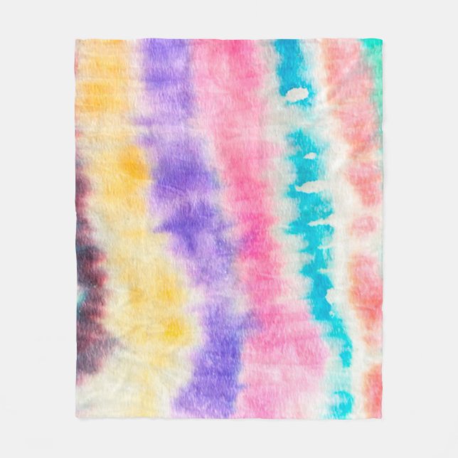 Couverture Polaire Indigo Old Dirty Wall. Dye Bohemian. Jaune (Devant)