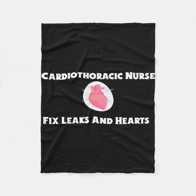 Couverture Polaire Infirmière cardiothoracique (Devant)