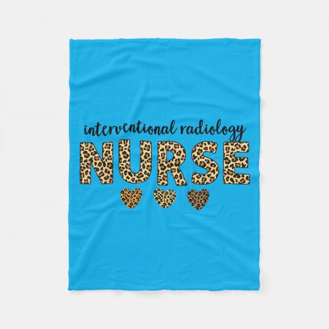 Couverture Polaire Infirmière de radiologie interventionnelle Équipe  (Devant)