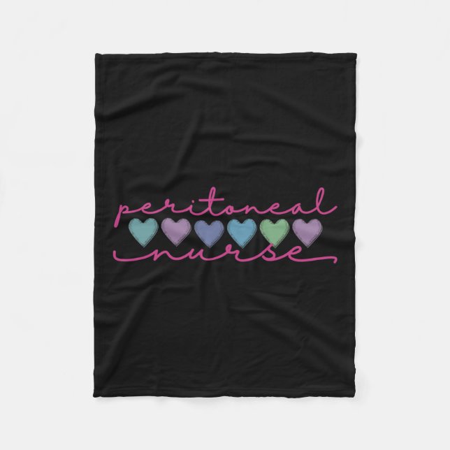 Couverture Polaire Infirmière dialyse Maladie du rein Amusants Infirm (Devant)