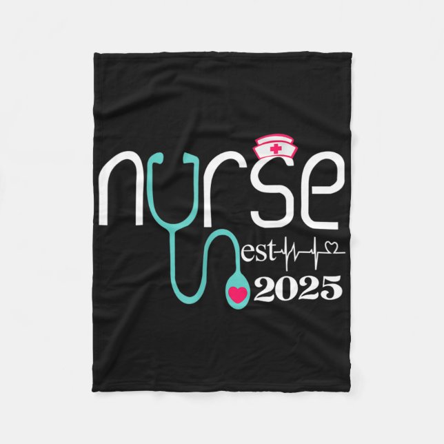 Couverture Polaire Infirmière Est 2025 Rn Infirmière Gradua (Devant)