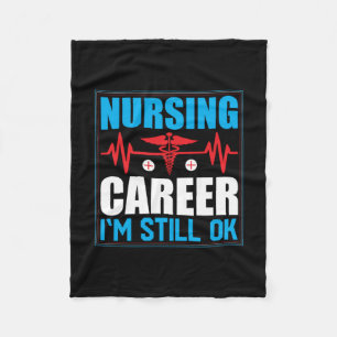 Couverture Polaire Infirmière Gift Carrière en soins infirmiers je