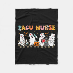 Couverture Polaire Infirmière Pacu Fantôme Effrayant Halloween Mignon