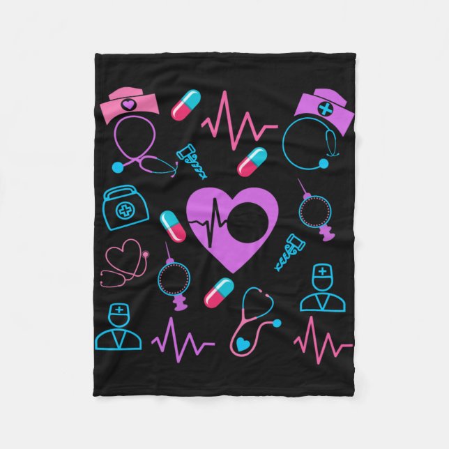 Couverture Polaire Infirmière Santé Infirmière Infirmière (Devant)