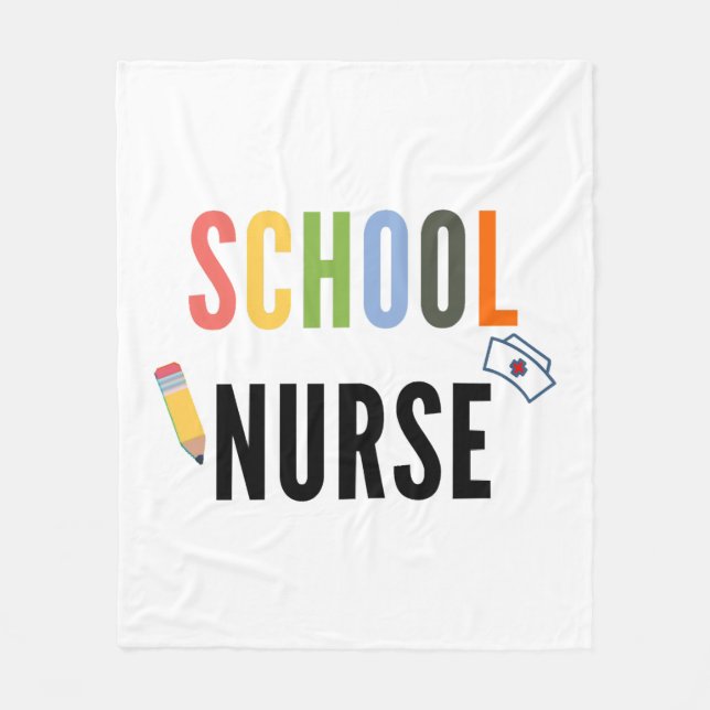 Couverture Polaire Infirmière scolaire (Devant)