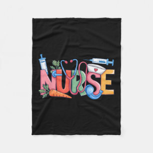Couverture Polaire Infirmière Stethoscope Cute Coquette Bow Stethosco