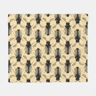 Couverture Polaire Insect Lover Art : Cool Beetle