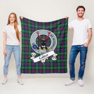 Couverture Polaire Insigne de clan de calder Tartan Plaid