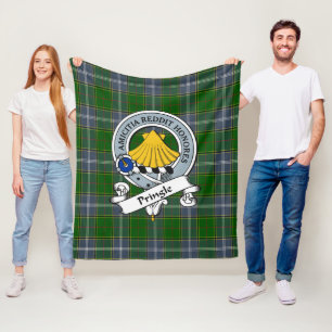 Couverture Polaire Insigne du clan de la poignée Tartan Plaid