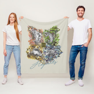 Couverture Polaire Insigne floral HOGWARTS™