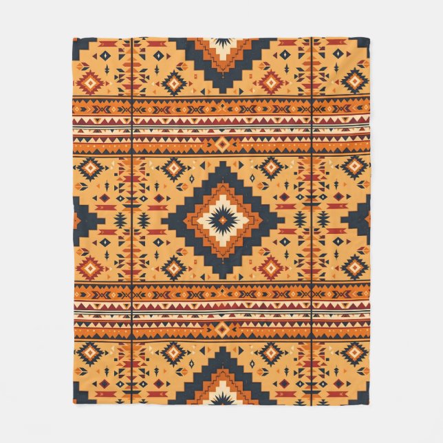 Couverture Polaire Inspiré des tribus (Devant)