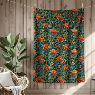 Couverture Polaire Inspiré par le patrimoine William Morris Sophistic
