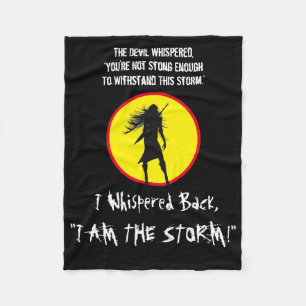 COUVERTURE POLAIRE INSPIRER UNE FEMME GUERRIÈRE FIDÈLE AVEC QUOTE